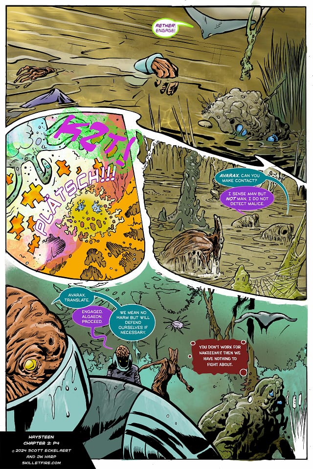 Haysteen/Mudd Chapter 2/2 Story: Scott Eckelaert. Art: JW Harp. Plotting: Eckelaert/Harp